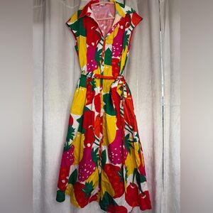Boden Multicolor Floral Maxi Dress